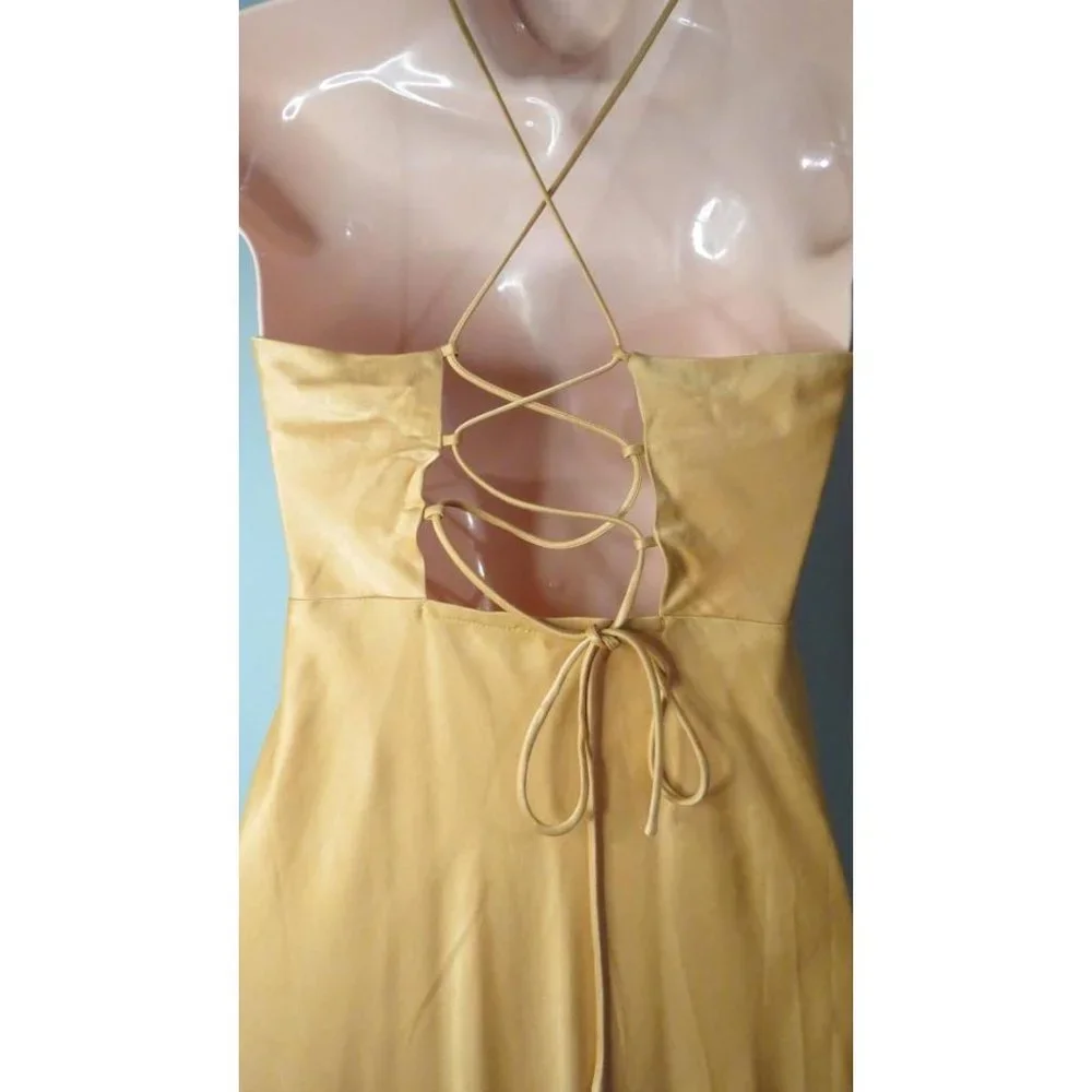 SWEET POT - gorgeous lace up back dress - size 6 - nwots - Picture 3 of 5
